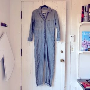 Lee women’s S coveralls jumpsuit striped